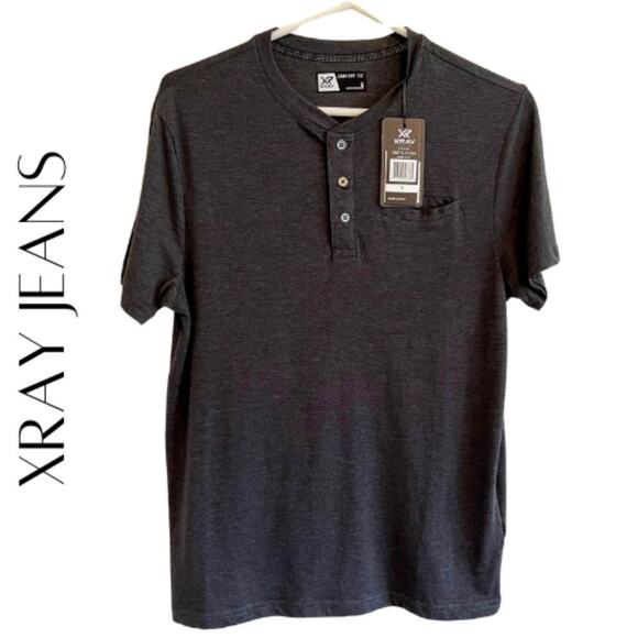 XRAY JEANS Men's Heathered Black Comfort Tee, S, NWT! - Picture 1 of 10